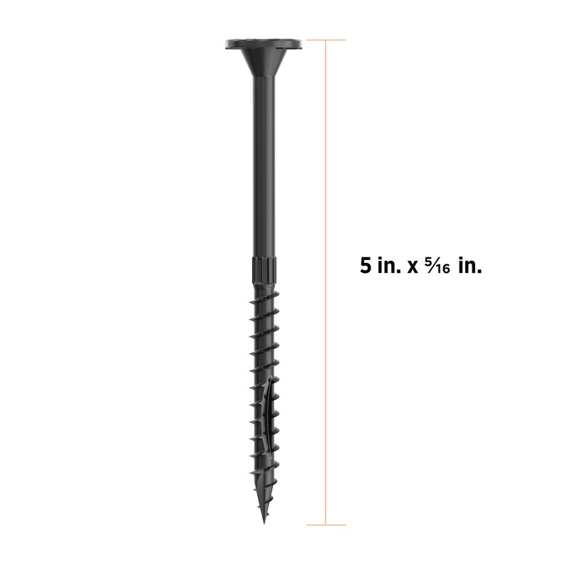 CAMO 5/16" Ledger + Multi-Ply Flat Head Structural Screw -