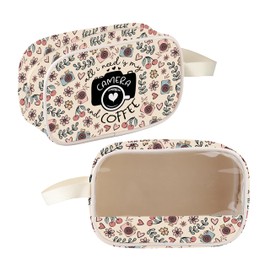 CMNIM Photographer Gift All I Need Is Coffee and My Camera Clear Makeup Bag Photography Lovers Gift Camera Cosmetic Bag, 25721 Camera Bag, Makeup Bag