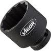 Vigor Square Drive Power Socket Spanner Insert Short Double Six