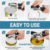 Rainspire Upgraded Can Opener Manual with Bottle Opener Smooth Edge