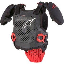 Alpinestars 6740224-123-LXL: A-5 S Youth Chest Protector Black/White/Red Lg/Xl