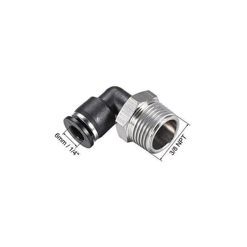 sourcing map Press for Pipe Fitting Outside Elbow 6 mm