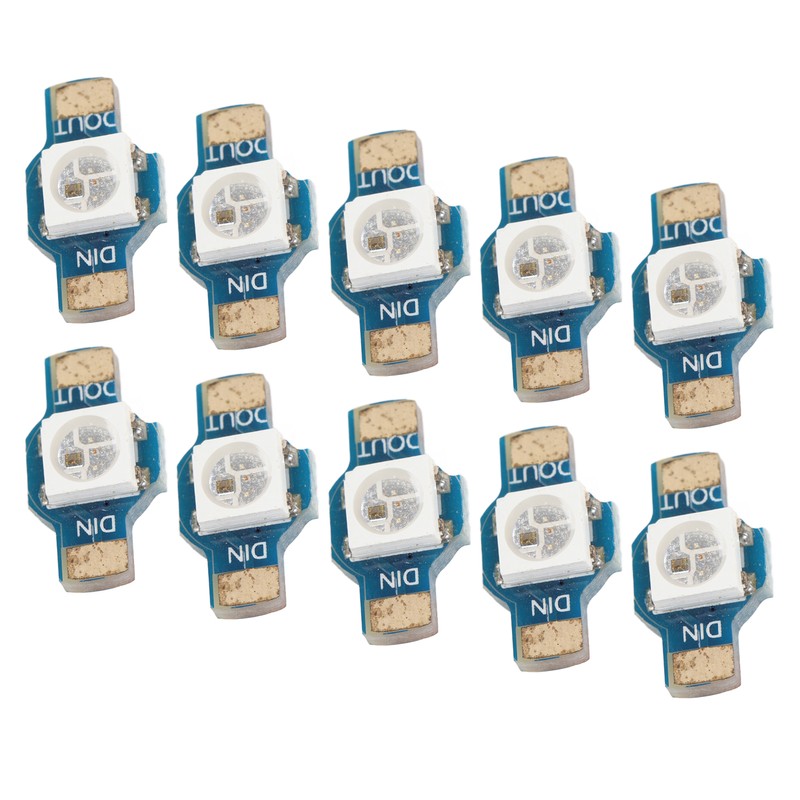 10Pcs WS2812 RGB LED Module High Brightness Energy Saving Lightweight