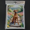 Caroline's Treasures Rhodesian Ridgeback Spring Path Greeting Cards Pack of