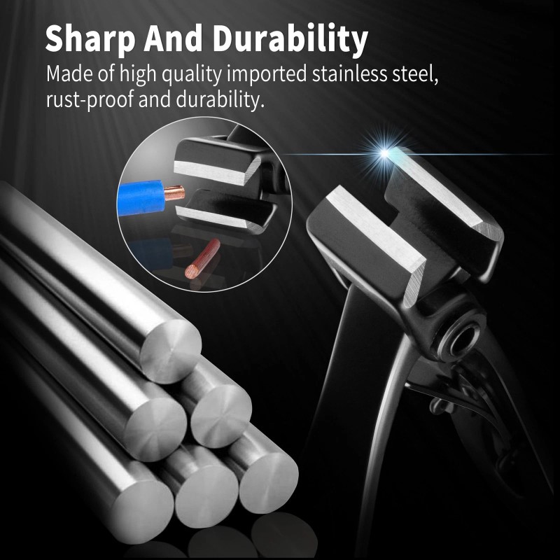 Ebewanli Straight Nail Clipper, 17mm Wide Jaw Opening Extra Large