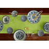 Solino Home Linen Lime Green Table Runner 120 Inches Long