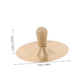 Kisangel Handheld Copper Cymbals Small Music Instrument for Dance for Kindergartens Music Classrooms Boosts Musical Perception Confidence Friendly Design
