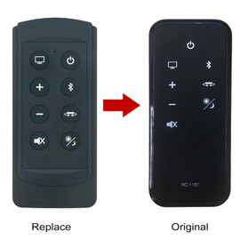 VINABTY RC-1187 Remote Control Replacement Suitable for Denon RC-1187 Remote Control DHT-S514 Sound Bar/Wireless Subwoofer