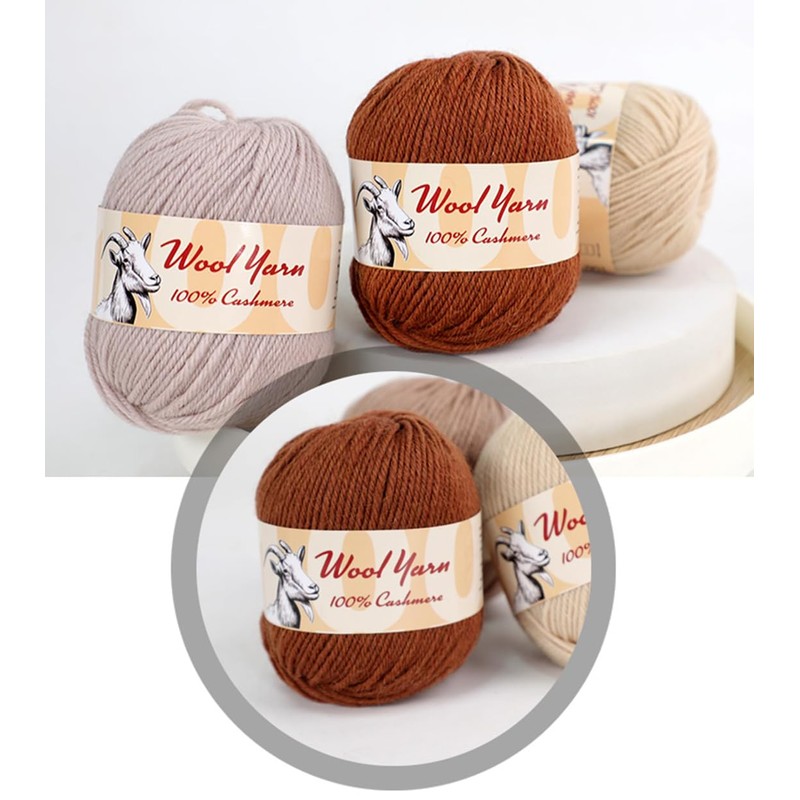 100% Cashmere Wool Yarn (Pack of 10) by Yonkey Monkey