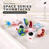 Cute Creative 5PCS Space Astronaut Push Pins, Cartoon Corkboard Pins