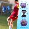 Triple Bearing Yoyo Diabolo Toy with Professional Pole, Durable Transparent