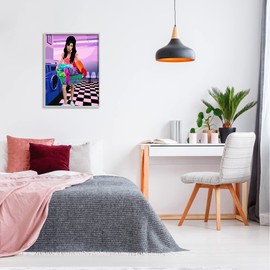 Stupell Industries Vivid Winehouse Laundry Laundromat Checkered Floor, Design by Lynnda Rakos