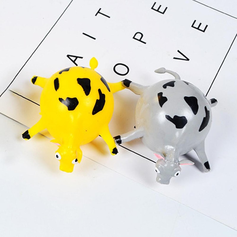 12PCS Kids Inflatable Blowing Vent Balloons Toy TPR Animal Squeezing