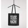 Moonworks® jute bag with saying "Home-Office ist ja ganz cool