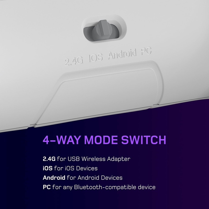 Gioteck Smart TV+ DUO Wireless Controller for Cloud Gaming, PC,