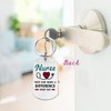EE&YU Nurse Christmas Keyring Gifts - Nurse Birthday Gifts, Nurse