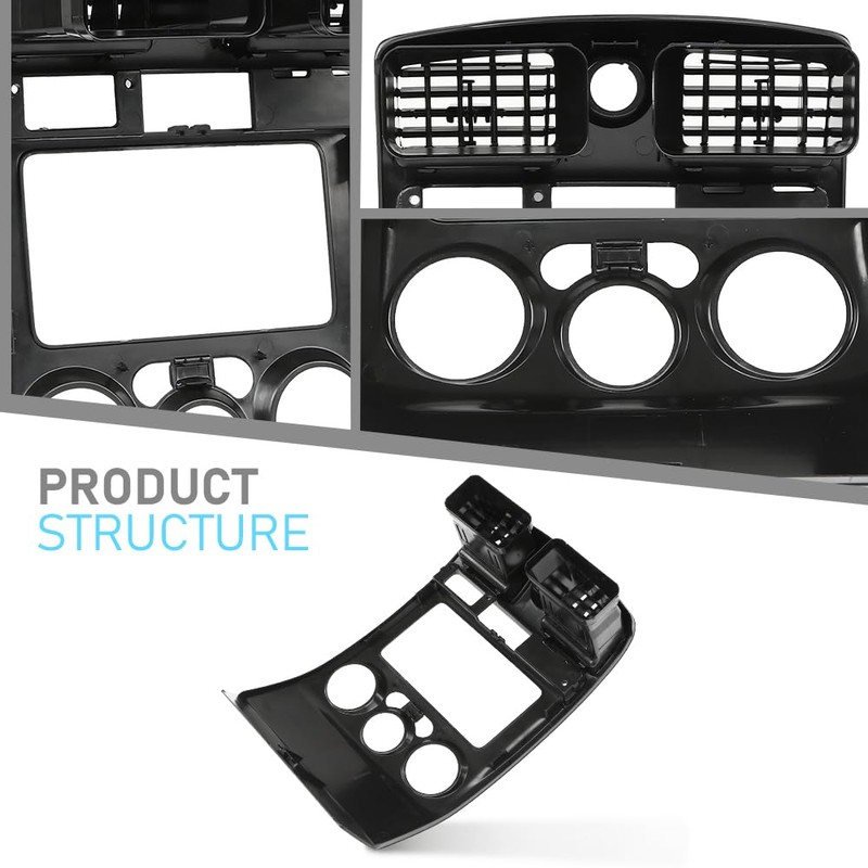 CHEDA Radio Dash Bezel Trim Compatible with Chevy Colorado GMC