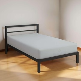 Rajlinen Cot Fitted Sheet 28 x 80, Soft Microfiber Bottom Sheets for Cot, Bunk Bed, RV, Camper, Guest or Travel Mattress, Fits Up to 8" Deep Pocket, Wrinkle-Resistant, Light Grey