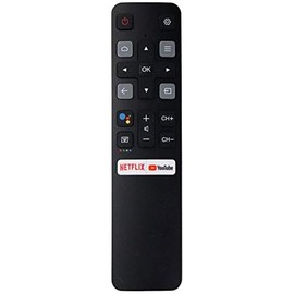 New RC802V Voice Command Smart Remote Compatible for Android 4K UHD TCL Smart Televisions.