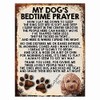 Shawprint Limited MY DOG'S BEDTIME PRAYER RETRO STYLE METAL TIN