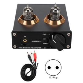 PHONO BOX P4 Gold Plated RCA Panel Drawing Sandblasting MM Phono Amplifier