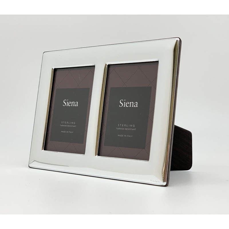 Siena 2x3 Sterling Silver Plain Picture Frame, Boutique Quality Photo
