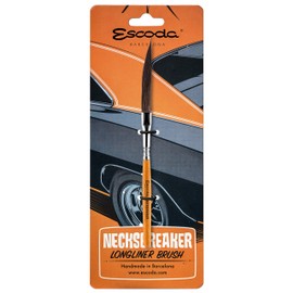 ESCODA Set of 3 Pinstriping Brushes - No. 8, No. 4, No. 1 Flat Oblique Rounded Long Set Series Necksbreaker Pinstriping Longliner Details Professionally Handmade in Barcelona