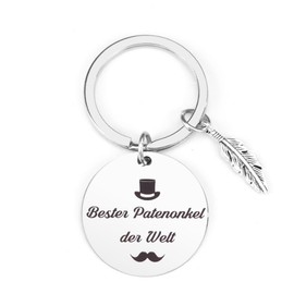 Yilousy Godfather Gift, Keyring Godfather, Birthday Gift for Godmother, Special Gift for Godfather, Godfather Gift, Christmas, Godmother Christmas Gifts, Godfather A