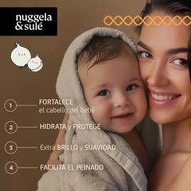 Nuggela & Sulé Baby Shampoo Extra Soft 3 to 36 Months Extra Red Onion Vitamin E Does Not Irritate Eyes Kids Line 1 x 250ml