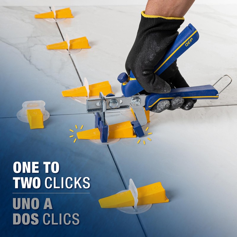 QEP LASH XL Tile Leveling System Clips for 3/16" Grout