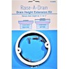 Drain Height Extension Kit, 3-3/8" Center-to-Center Screw Holes, 4" Diameter