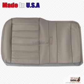 US Auto Nation 2003 2004 2005 Hummer H2 REAR Driver Split Bench Bottom Leather Cover Wheat Gray