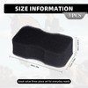 Horse Grooming Kit - 3 Pcs Black Sponges for Cleaning,