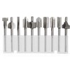 Mesee HSS Router Bits, 1/8 Inch(3mm) Shank Titanium Carbide Engraving