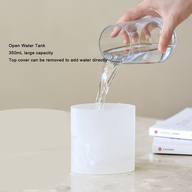 Mini Humidifier Quiet USB Rechargeable Fine Mist Portable Desktop Humidifier