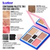 Contouring Face and Eyes Palette / 02 Super Power, Pro