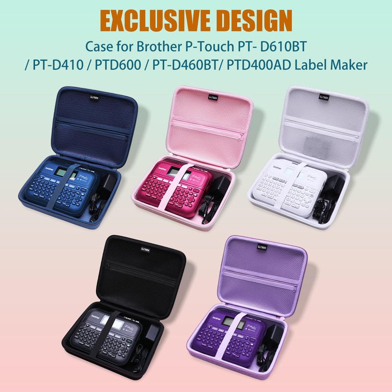 LTGEM Case Compatible with Brother P-Touch PT- D610BT / PT-D410