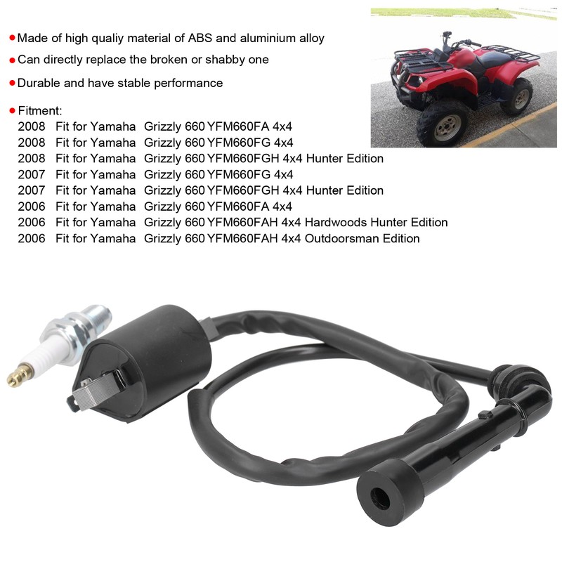 Ignition Coil Spark Plug Kit Vehicle Accessory Replacement Fit for