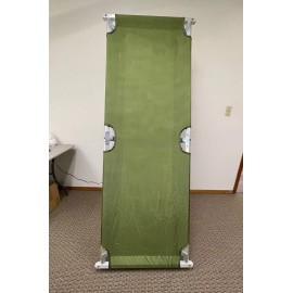 US Military Issue Compact Lightweight Foldable Aluminum Sleeping Cot - New