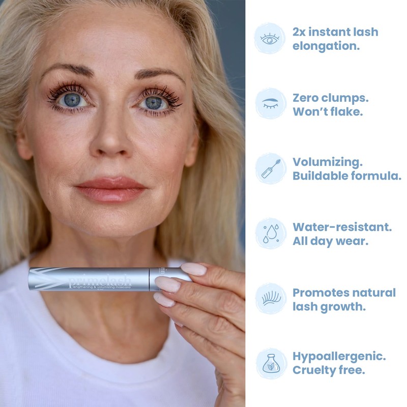 Prime Prometics PrimeLash Mascara for Women over 50 – Volumizing,