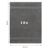 Betz Premium Guest Towel Set 100 % Cotton 30 x