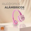 Maíz Audifono Manos Libres Diadema Ajustable Alambrico Color Gato