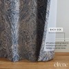 Elrene Home Fashions Vittoria Paisley Floral Printed Blackout Window Curtain