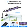 AQQA LED Aquarium Light, 24/7 Mode Clip on Fish Tank
