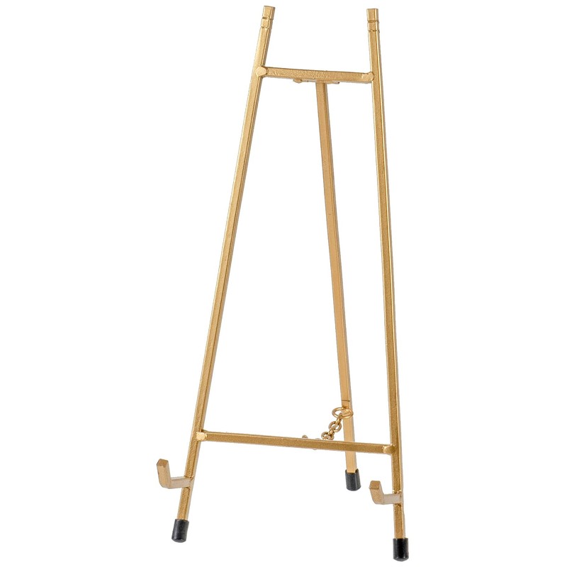 Red Co. 13” Tall Modern Metal Tripod Plate Stand and