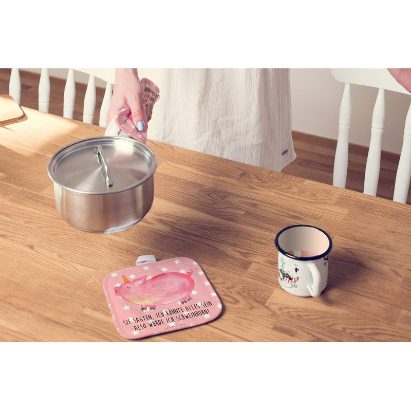 Mr. & Mrs. Panda Set of 2 Pot Holders Unicorn