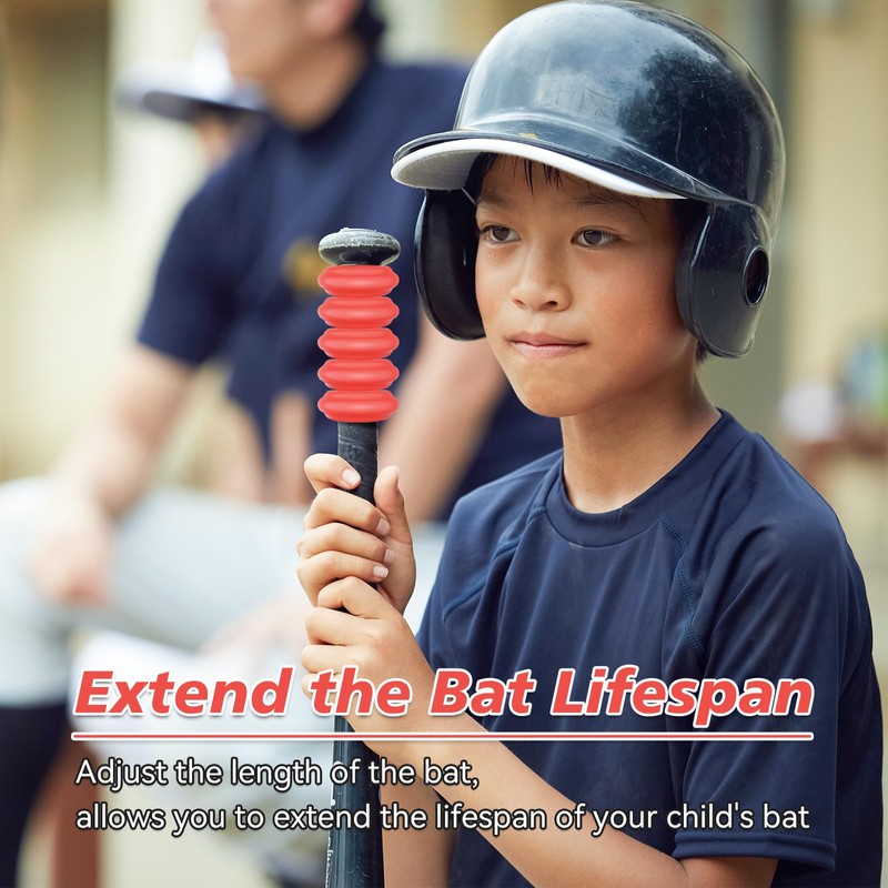 [5 Packs] Baseball Bat Grip Choke Up Rings for Youth