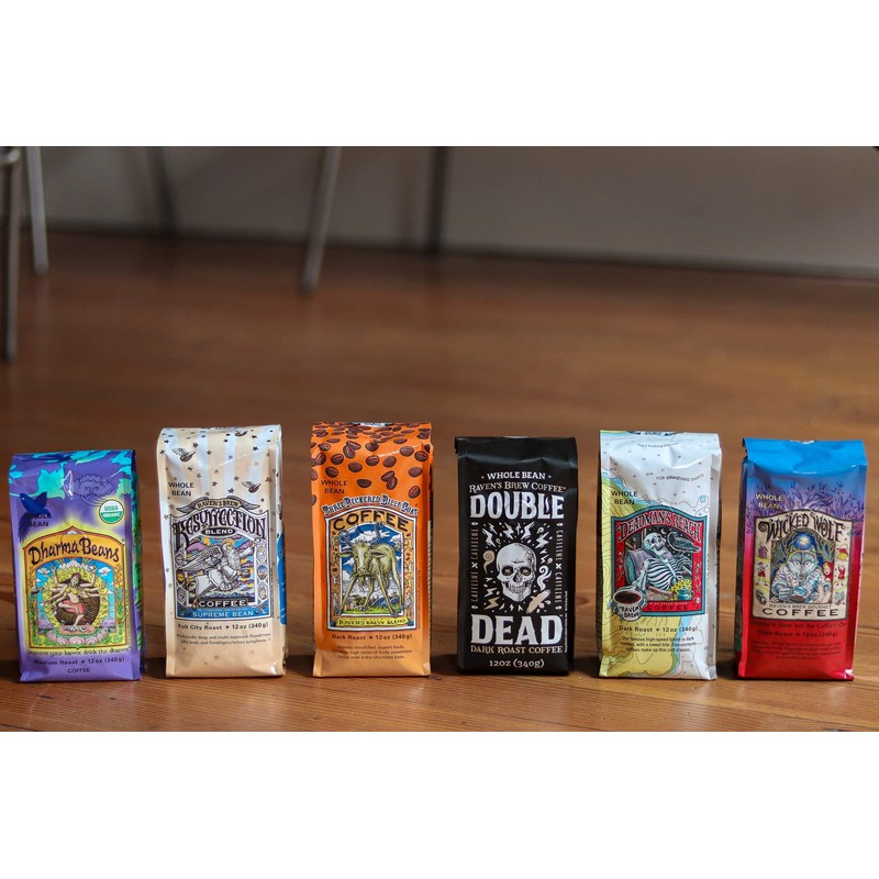 Raven’s Brew Coffee Ground Wicked Wolf – Dark Roast –