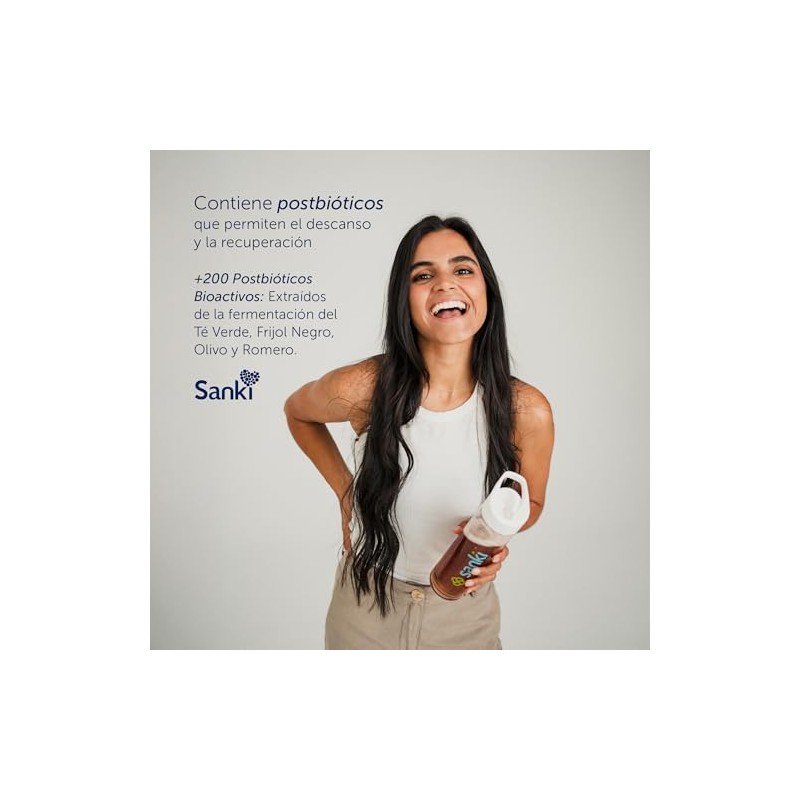 Kronuit Sanki Suplemento Alimenticio Postbióticos Romero Verde Termogénico Sobres Sabor