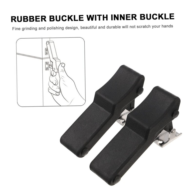 Tofficu 2PCS Lightweight Latch Lock Toggle Catch Durable Clamp Hasp